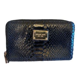 Michael Kors black and gold wallet